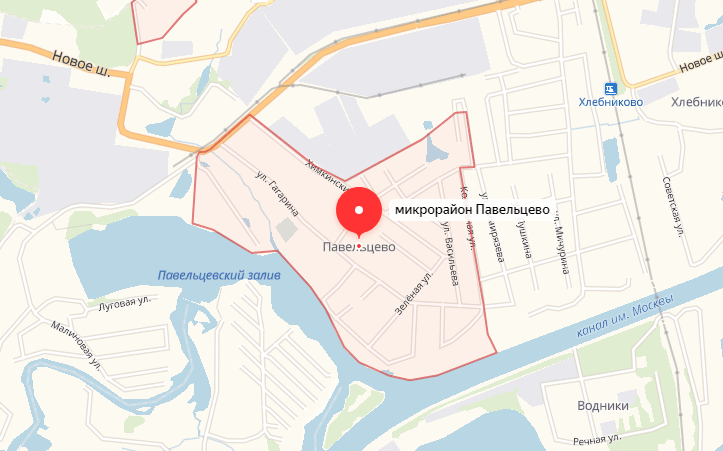 Микрорайон Павельцево