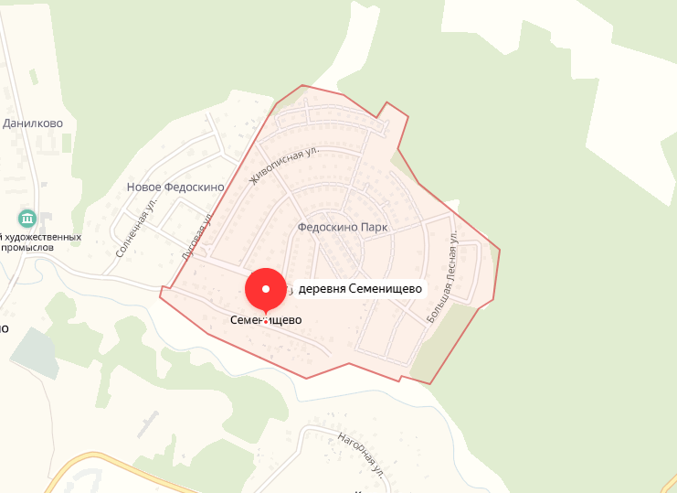 деревня Семенищево