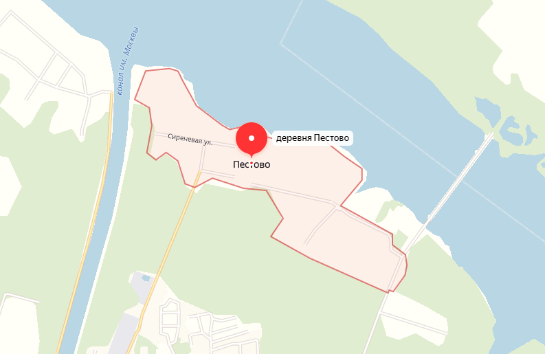деревня Пестово